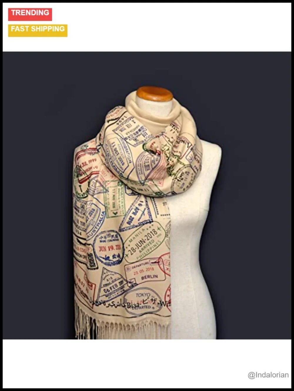 N/A traveler scarf